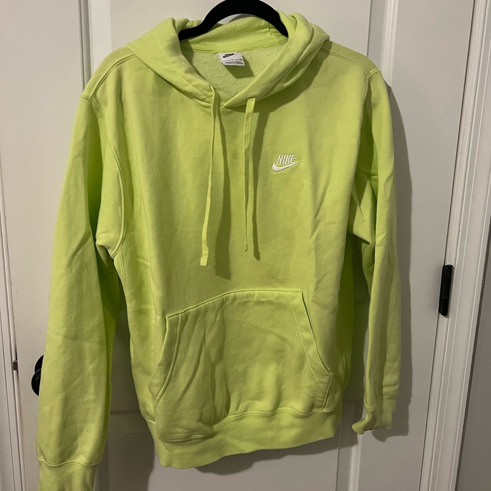 Green Nike hoodie